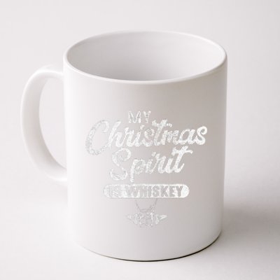 Funny Christmas Drinking Vintage Whiskey Liquor Drinker Xmas Coffee Mug