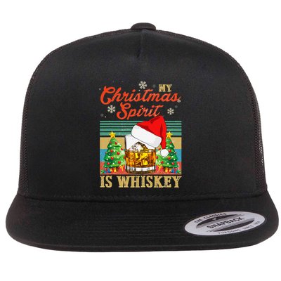 Funny Christmas Drinking Whiskey Liquor Drinker Saying Flatbill Hat