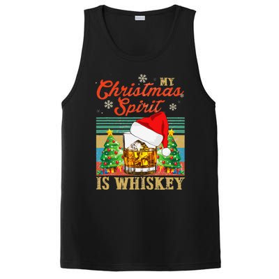 Funny Christmas Drinking Whiskey Liquor Drinker Saying PosiCharge Competitor Tank