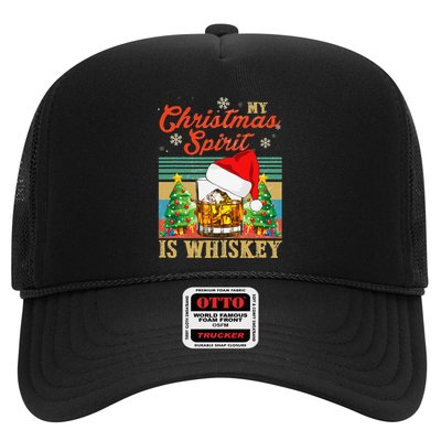 Funny Christmas Drinking Whiskey Liquor Drinker Saying Trucker Hat