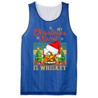 Funny Christmas Drinking Whiskey Liquor Drinker Saying Mesh Reversible Basketball Jersey Tank