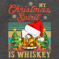 Funny Christmas Drinking Whiskey Liquor Drinker Saying Vector Backpack