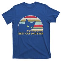 Funny Cat Dad Best Cat Dad Ever Cool Vintage Retro Cat Daddy Cool Gift T-Shirt