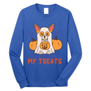 Funny Corgi Dog Lover Witch Better Have My Treats Halloween Gift Long Sleeve Shirt