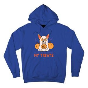 Funny Corgi Dog Lover Witch Better Have My Treats Halloween Gift Tall Hoodie