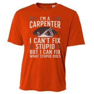 Funny Carpentry Design For Carpenter Woodworking Cooling Performance Crew T-Shirt