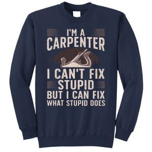 Funny Carpentry Design For Carpenter Woodworking Sweatshirt