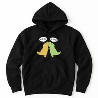 Funny Cute Dinosaur Trex Hug Me I'm Trying Hoodie