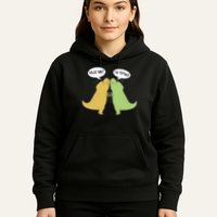 Funny Cute Dinosaur Trex Hug Me I'm Trying Hoodie