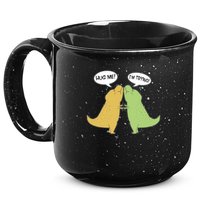 Funny Cute Dinosaur Trex Hug Me I'm Trying 15oz Campfire Ceramic Mug