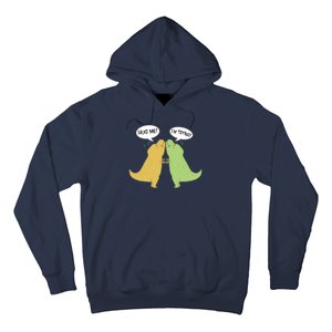 Funny Cute Dinosaur Trex Hug Me I'm Trying Hoodie