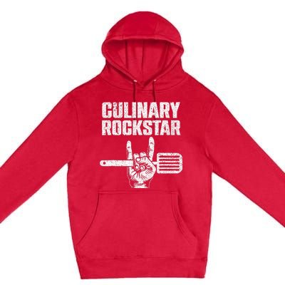 Funny Culinary Design For Chef Cook Culinary Lover Premium Pullover Hoodie