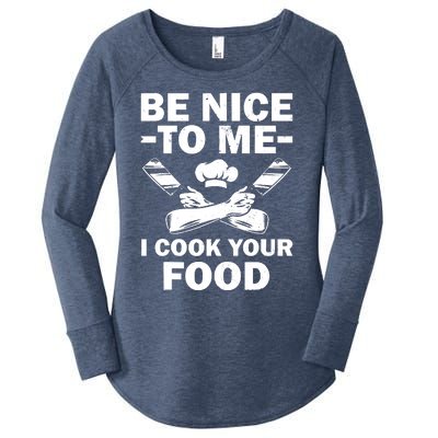 Funny Chef Design Cooking Culinary Cook Chef Women's Perfect Tri Tunic Long Sleeve Shirt