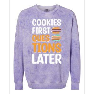 Funny Cookie Design For Christmas Cookie Baking Crew Meaningful Gift Colorblast Crewneck Sweatshirt