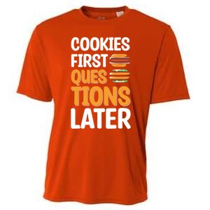 Funny Cookie Design For Christmas Cookie Baking Crew Meaningful Gift Cooling Performance Crew T-Shirt