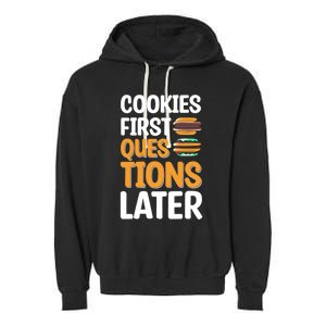 Funny Cookie Design For Christmas Cookie Baking Crew Meaningful Gift Garment-Dyed Fleece Hoodie