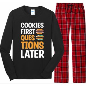 Funny Cookie Design For Christmas Cookie Baking Crew Meaningful Gift Long Sleeve Pajama Set