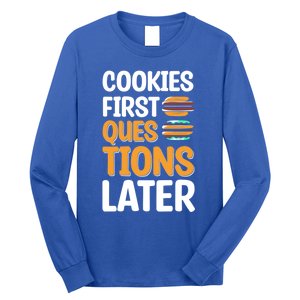 Funny Cookie Design For Christmas Cookie Baking Crew Meaningful Gift Long Sleeve Shirt