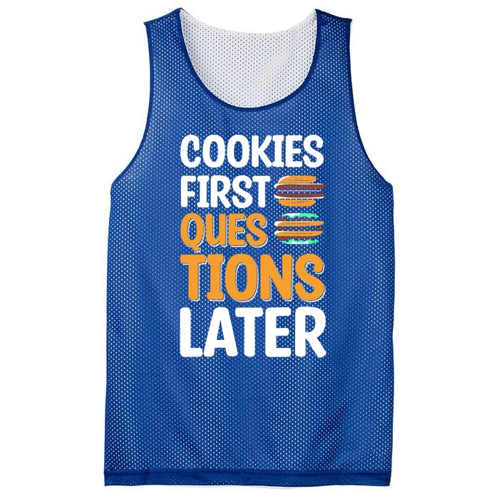 Funny Cookie Design For Christmas Cookie Baking Crew Meaningful Gift Mesh Reversible Basketball Jersey Tank