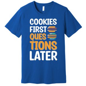 Funny Cookie Design For Christmas Cookie Baking Crew Meaningful Gift Premium T-Shirt