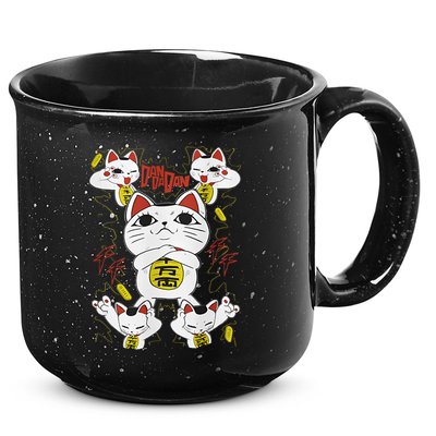Funny Cat Dan Da Dan Gift Exclusive 15oz Campfire Ceramic Mug
