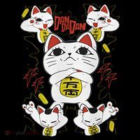Funny Cat Dan Da Dan Gift Exclusive Drawstring Bag