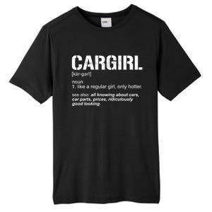 Funny Car Definition Car Parts Car Lover Hotter Car Gift Tall Fusion ChromaSoft Performance T-Shirt