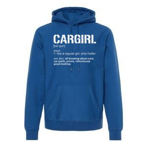 Funny Car Definition Car Parts Car Lover Hotter Car Gift Premium Hoodie