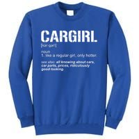 Funny Car Definition Car Parts Car Lover Hotter Car Gift Tall Sweatshirt