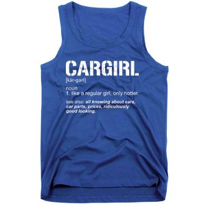 Funny Car Definition Car Parts Car Lover Hotter Car Gift Tank Top