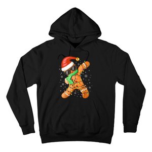 Funny Christmas Dabbing Gingerbread Xmas Pajamas Hoodie