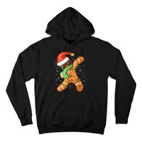 Funny Christmas Dabbing Gingerbread Xmas Pajamas Hoodie