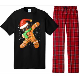 Funny Christmas Dabbing Gingerbread Xmas Pajamas Pajama Set