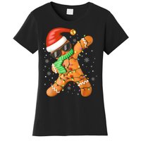 Funny Christmas Dabbing Gingerbread Xmas Pajamas Women's T-Shirt