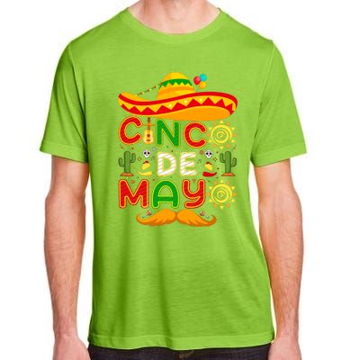 Festive Cinco De Mayo Celebration Graphic Adult ChromaSoft Performance T-Shirt