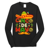 Festive Cinco De Mayo Celebration Graphic Long Sleeve Shirt