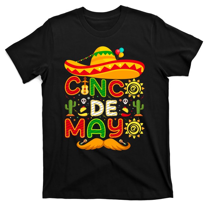 Festive Cinco De Mayo Celebration Graphic T-Shirt