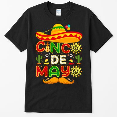 Festive Cinco De Mayo Celebration Graphic Tall T-Shirt