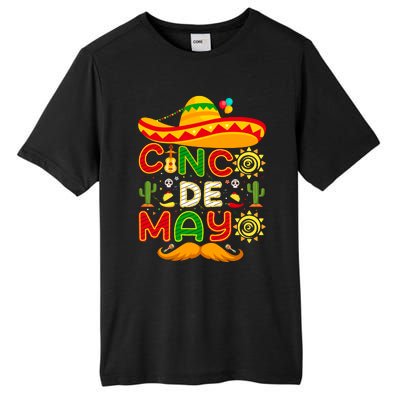 Festive Cinco De Mayo Celebration Graphic Tall Fusion ChromaSoft Performance T-Shirt