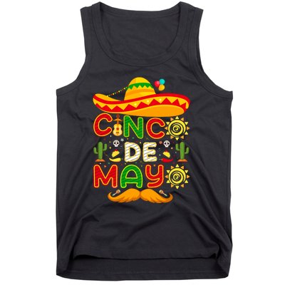 Festive Cinco De Mayo Celebration Graphic Tank Top