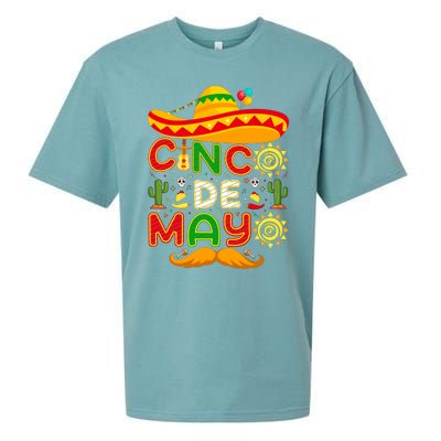 Festive Cinco De Mayo Celebration Graphic Sueded Cloud Jersey T-Shirt