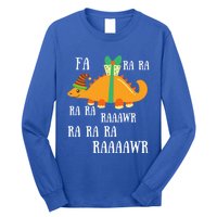 Funny Cute Dinosaur Fa Ra Ra Rawr Rawr Christmas Stegosaurus Meaningful Gift Long Sleeve Shirt