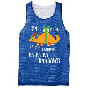 Funny Cute Dinosaur Fa Ra Ra Rawr Rawr Christmas Stegosaurus Meaningful Gift Mesh Reversible Basketball Jersey Tank