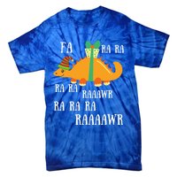 Funny Cute Dinosaur Fa Ra Ra Rawr Rawr Christmas Stegosaurus Meaningful Gift Tie-Dye T-Shirt