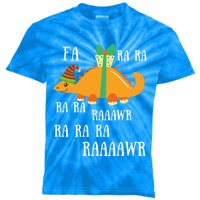 Funny Cute Dinosaur Fa Ra Ra Rawr Rawr Christmas Stegosaurus Meaningful Gift Kids Tie-Dye T-Shirt