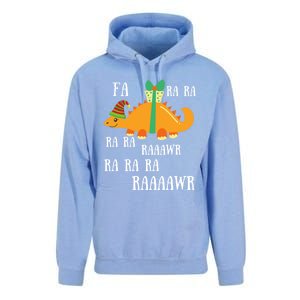 Funny Cute Dinosaur Fa Ra Ra Rawr Rawr Christmas Stegosaurus Meaningful Gift Unisex Surf Hoodie