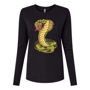 Funny Cobra Design For Men Women King Snake Cobra Lover Womens Cotton Relaxed Long Sleeve T-Shirt