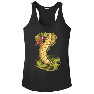 Funny Cobra Design For Men Women King Snake Cobra Lover Ladies PosiCharge Competitor Racerback Tank