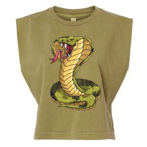 Funny Cobra Design For Men Women King Snake Cobra Lover Garment-Dyed Women's Muscle Tee