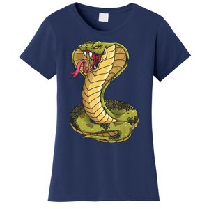 Funny Cobra Design For Men Women King Snake Cobra Lover Women's T-Shirt